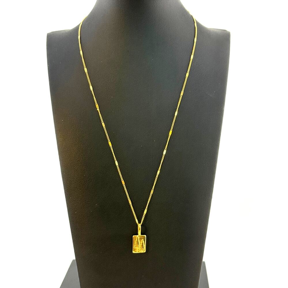 Namaste Handmade I Am Strong Affirmation Necklace